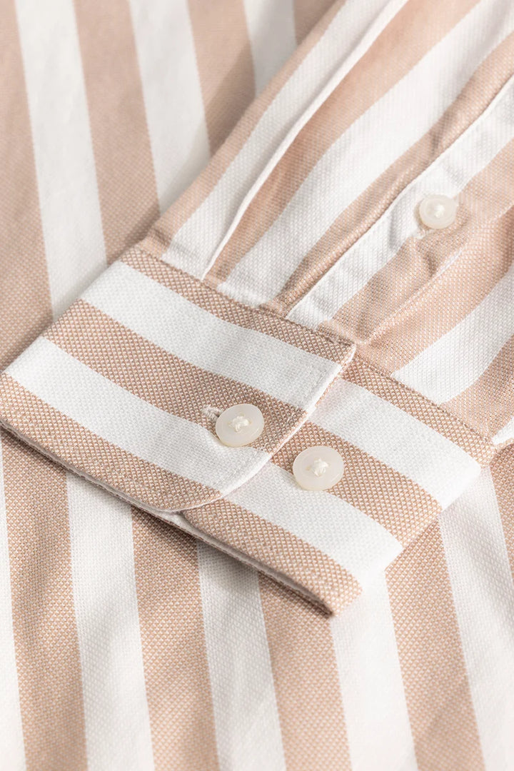 Peach Stripes Shirt