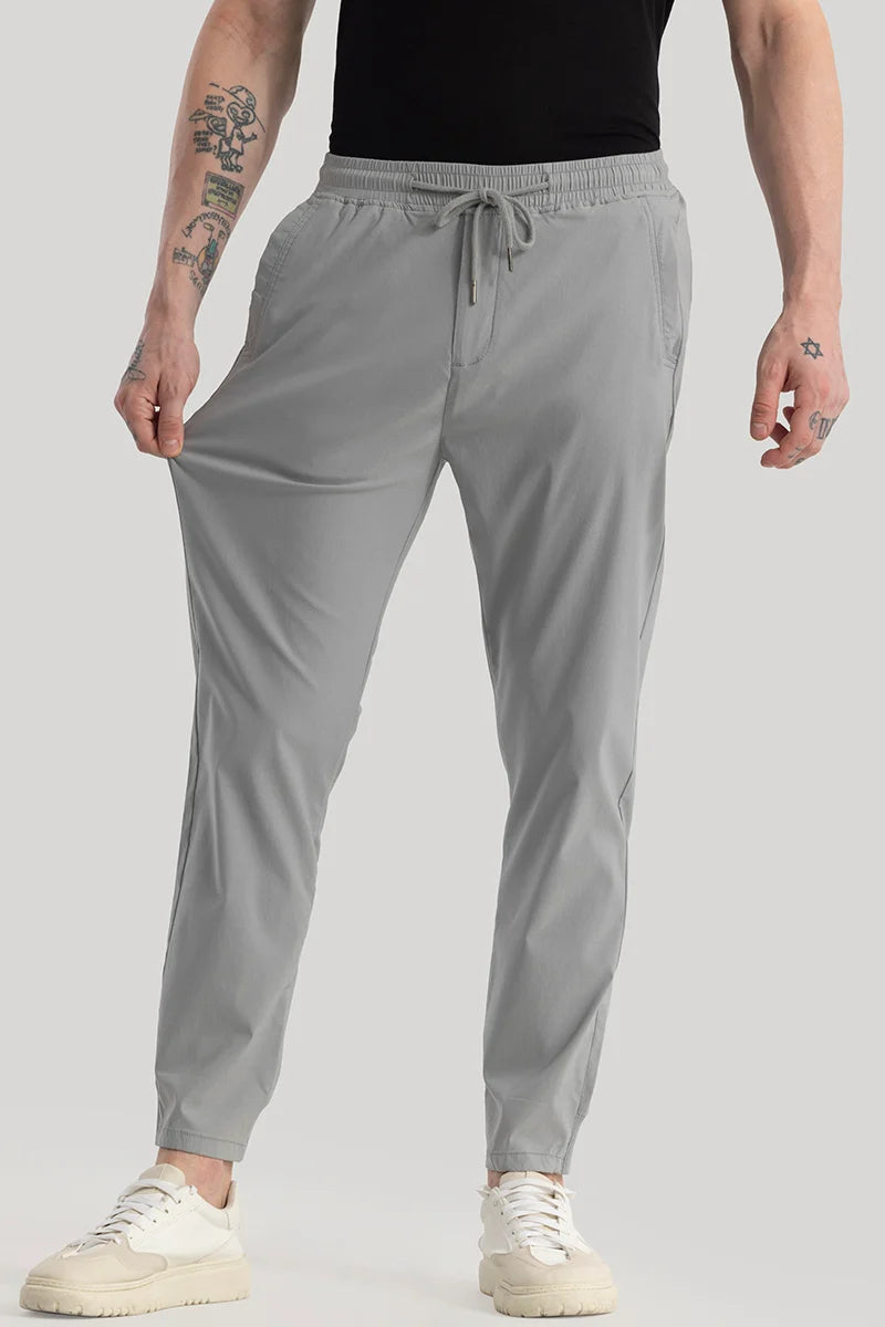 Ole Light Grey Hyper Flex Joggers