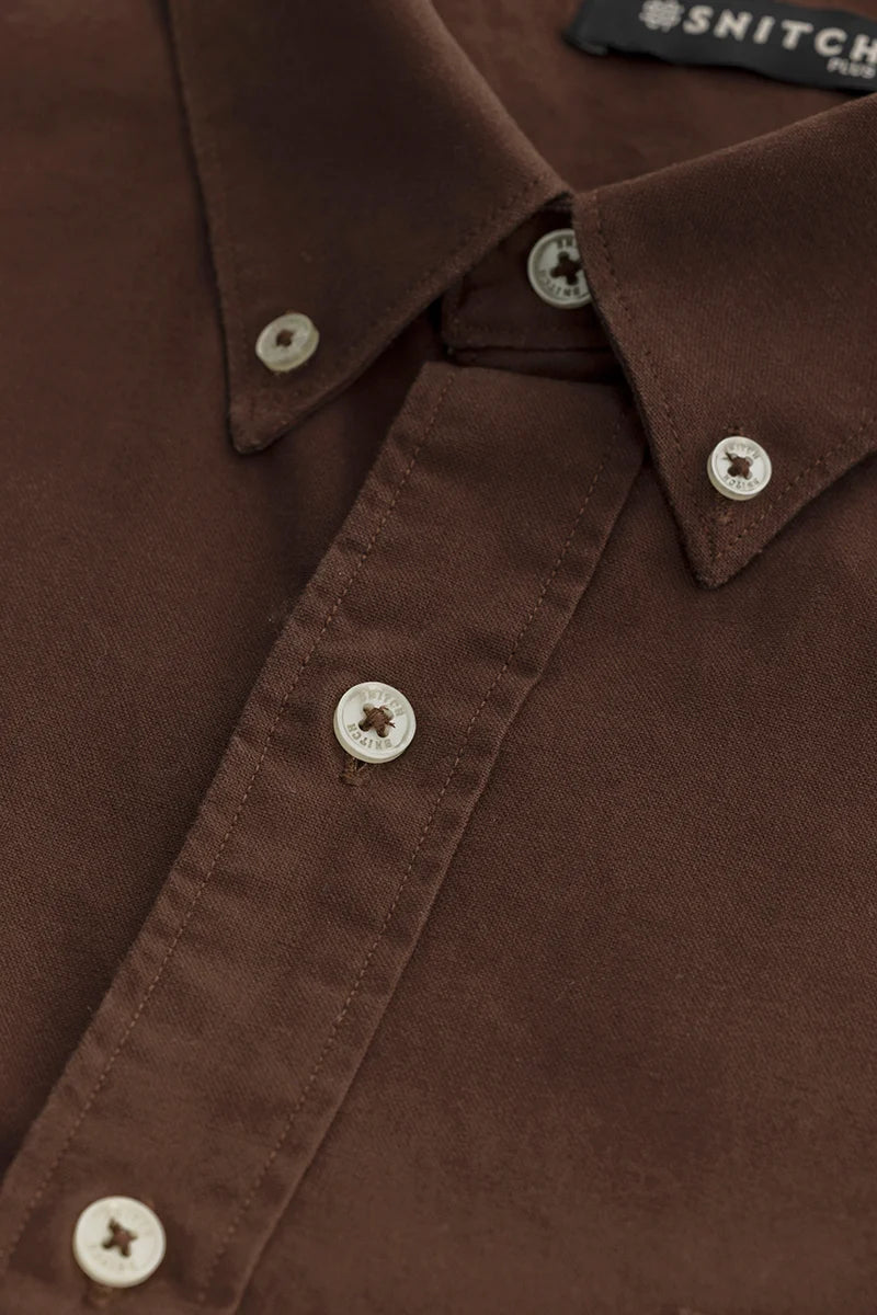 Lucia Brown Plain Shirts