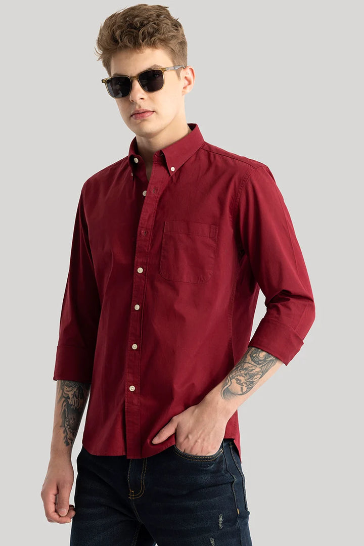 Red Oxford Shirt