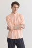 Mandarique Peach Linen Blend Shirt