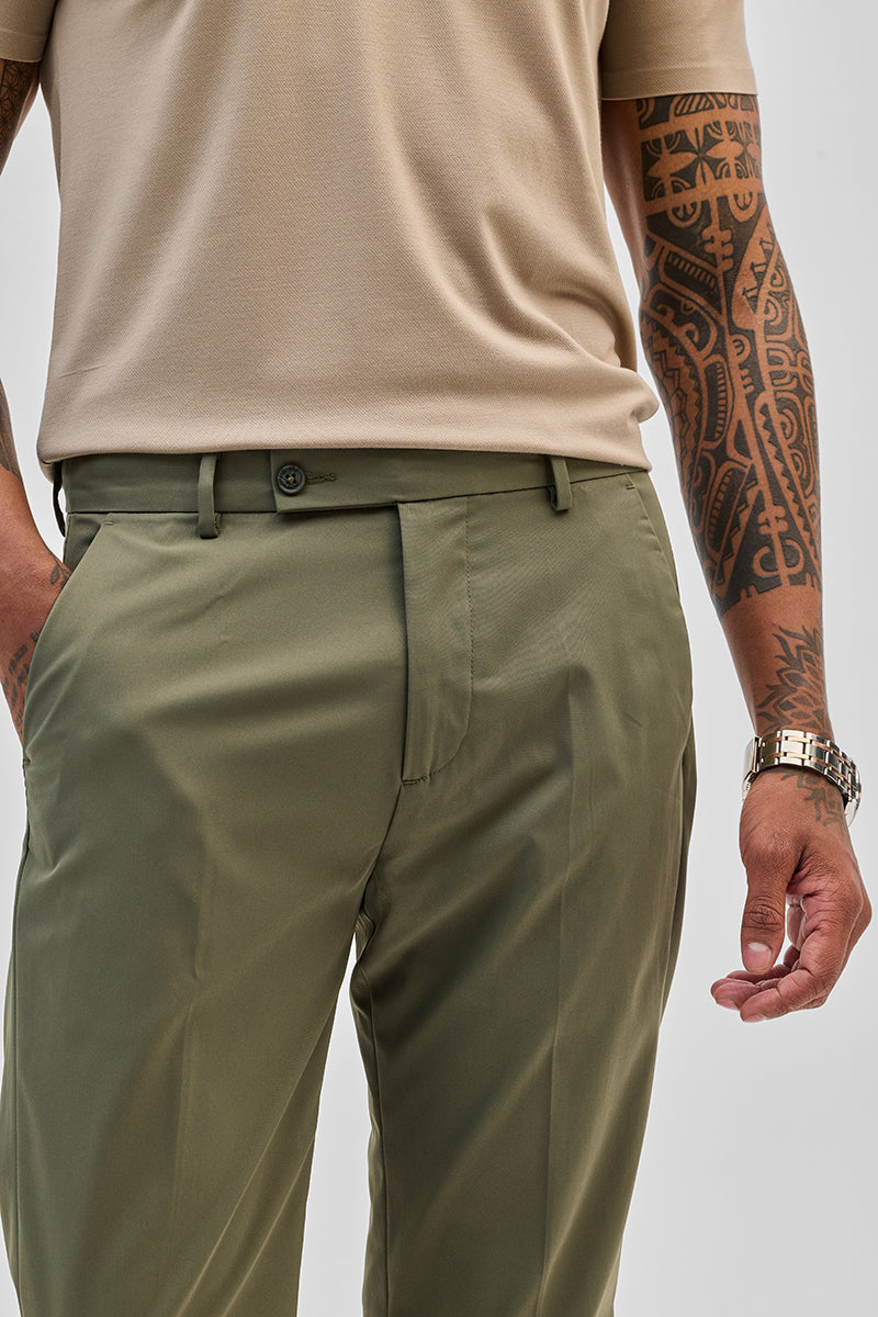 Olive Slim Fit Chinos