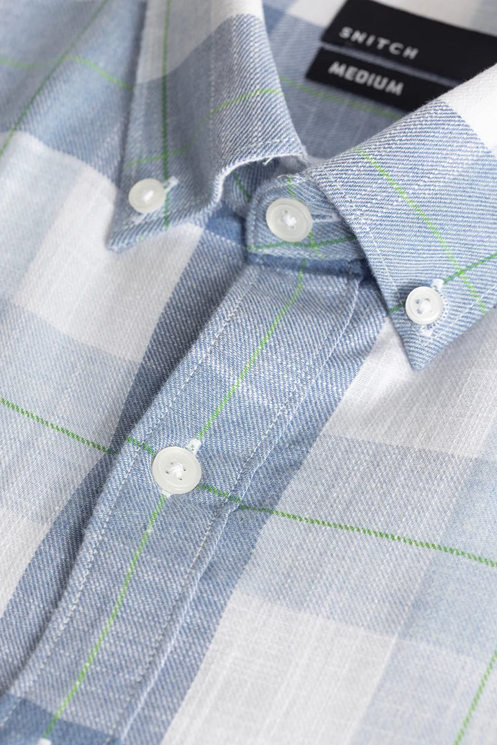 Plaidify Blue Checkered Shirt