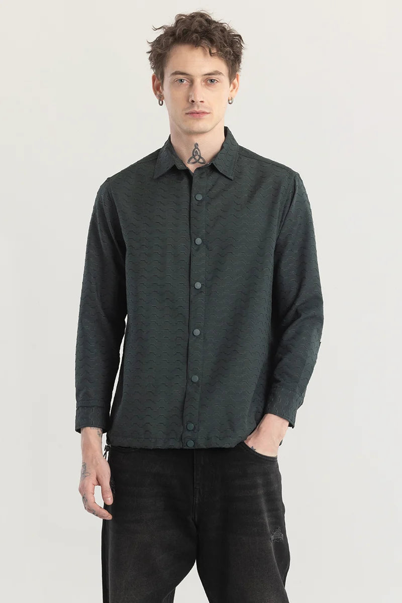 Wavique Green Shirt