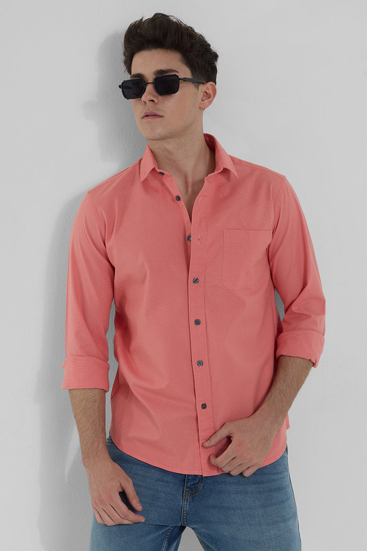 Coral Slim Fit Shirt