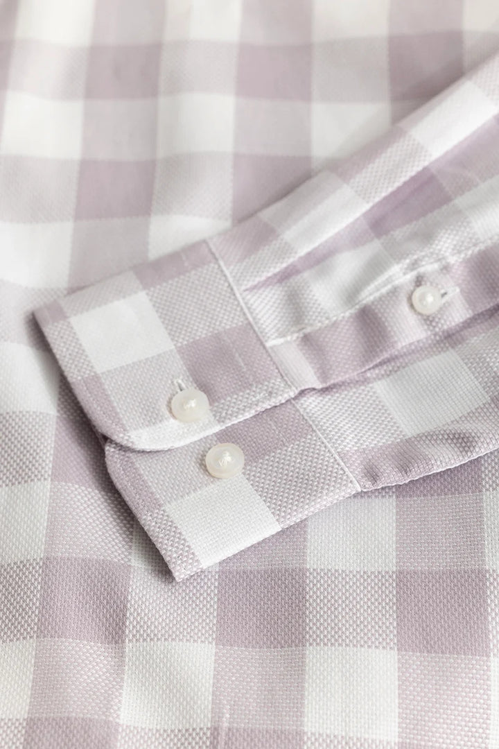 Sven Lavender Checks Shirt