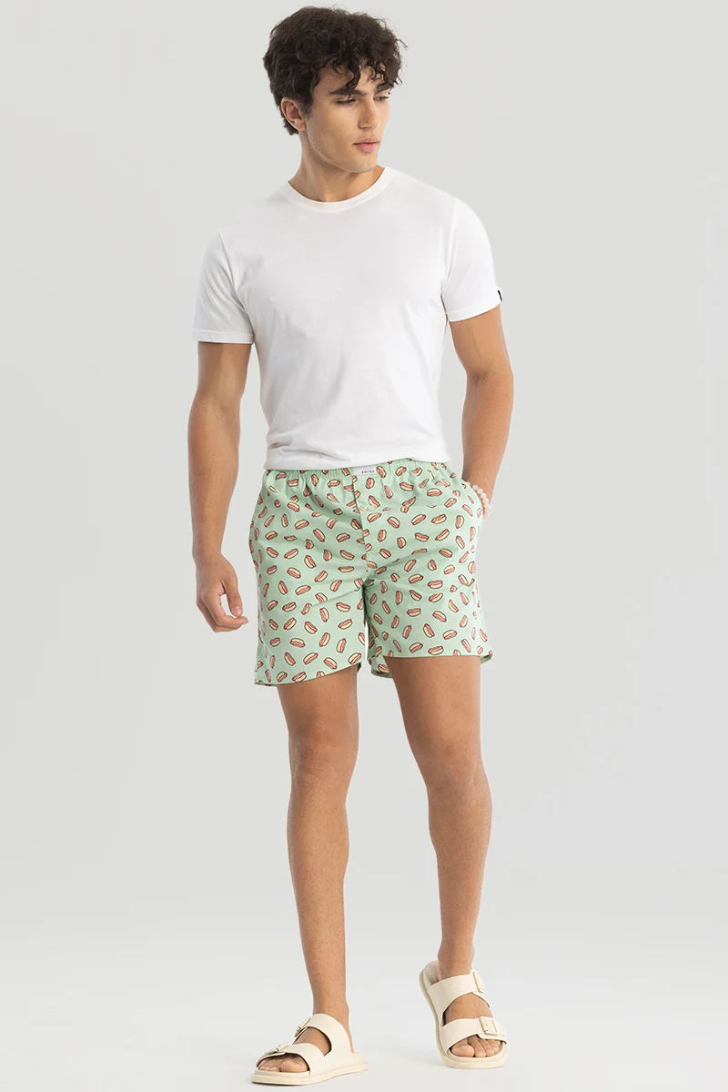 Mint Printed Boxers