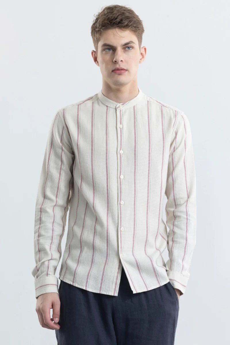 Gianluca Pink Stripe Shirt