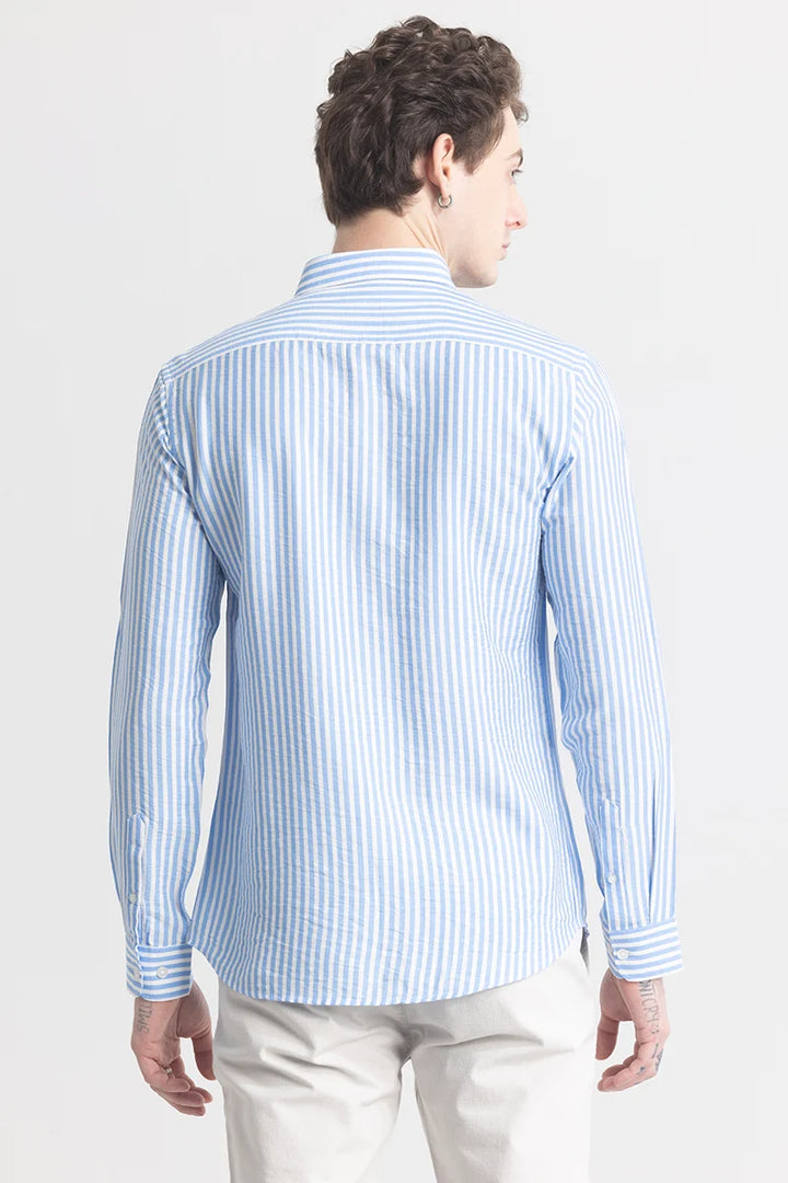 Stripehaven Light Blue Stripe Shirt