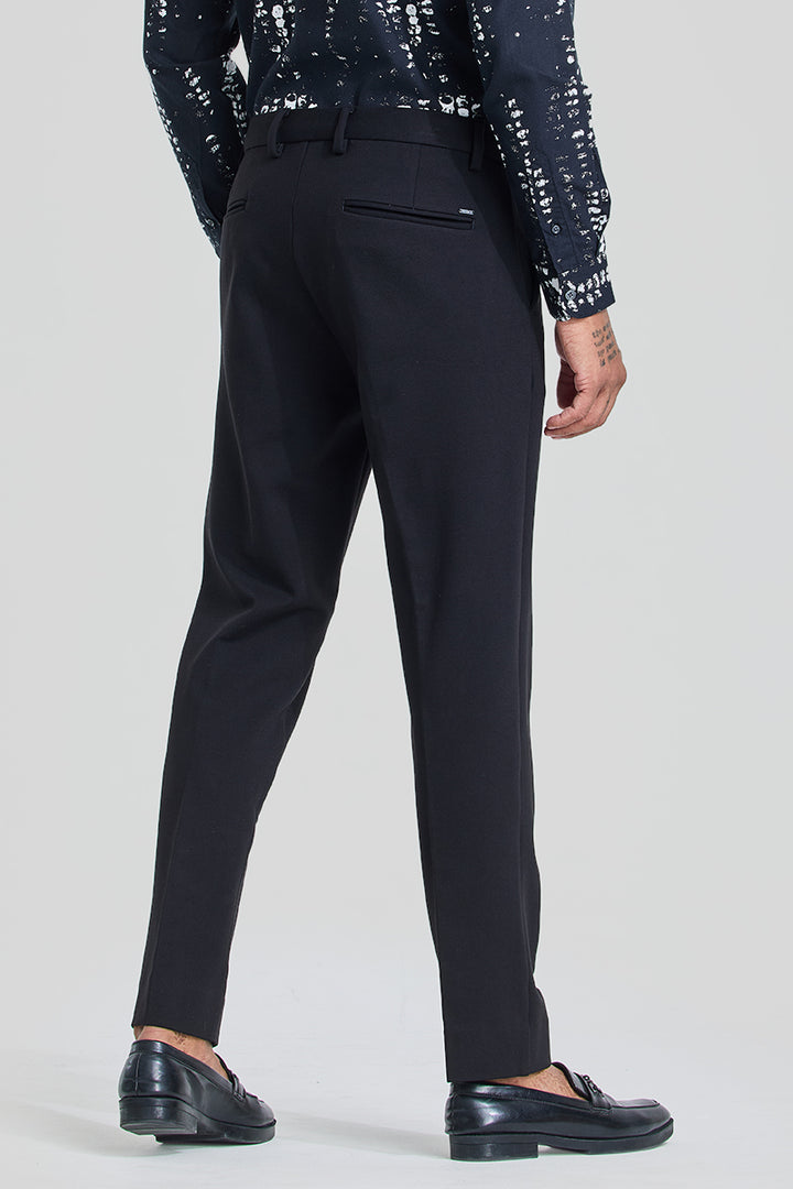 Black Slim Fit Trousers