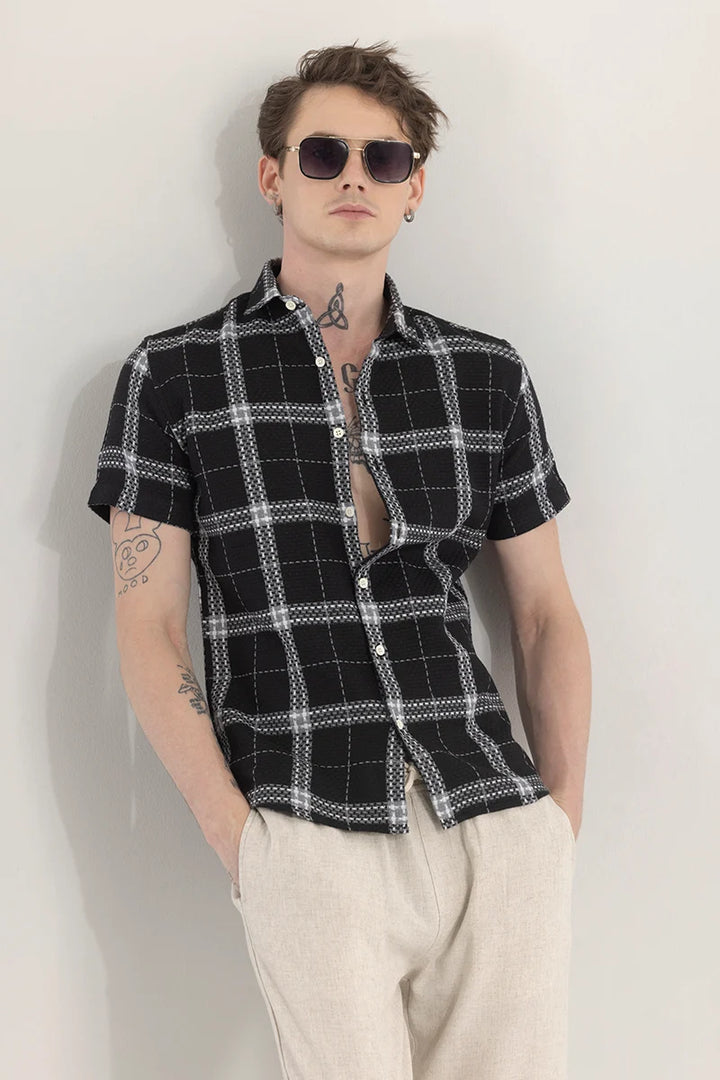 Plaidura Black Check Shirt