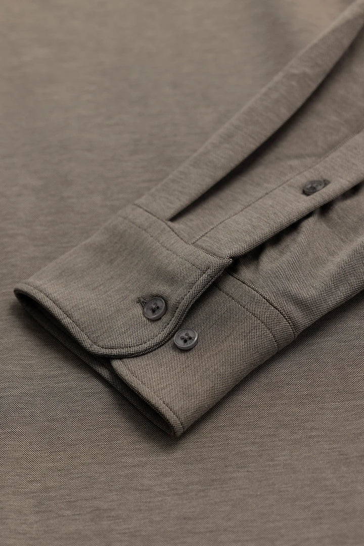 Ulrik Grey Plain Shirt