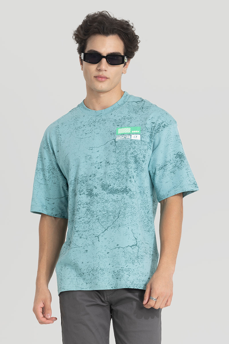 Worldwide Blue Oversized T-Shirt