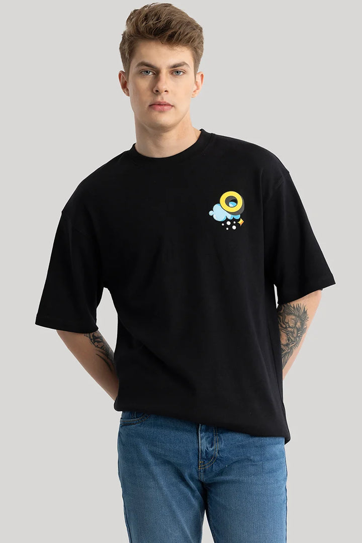 Effortless Black Oversized T-Shirt