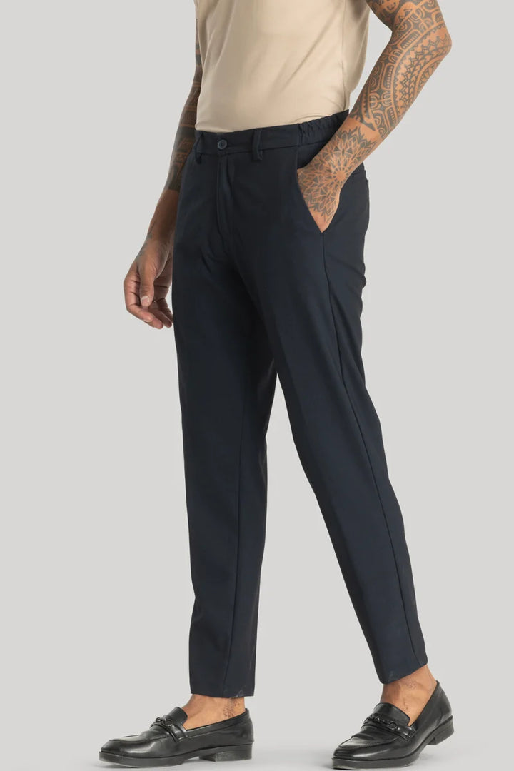 Giorgio Navy Slim Fit Trousers