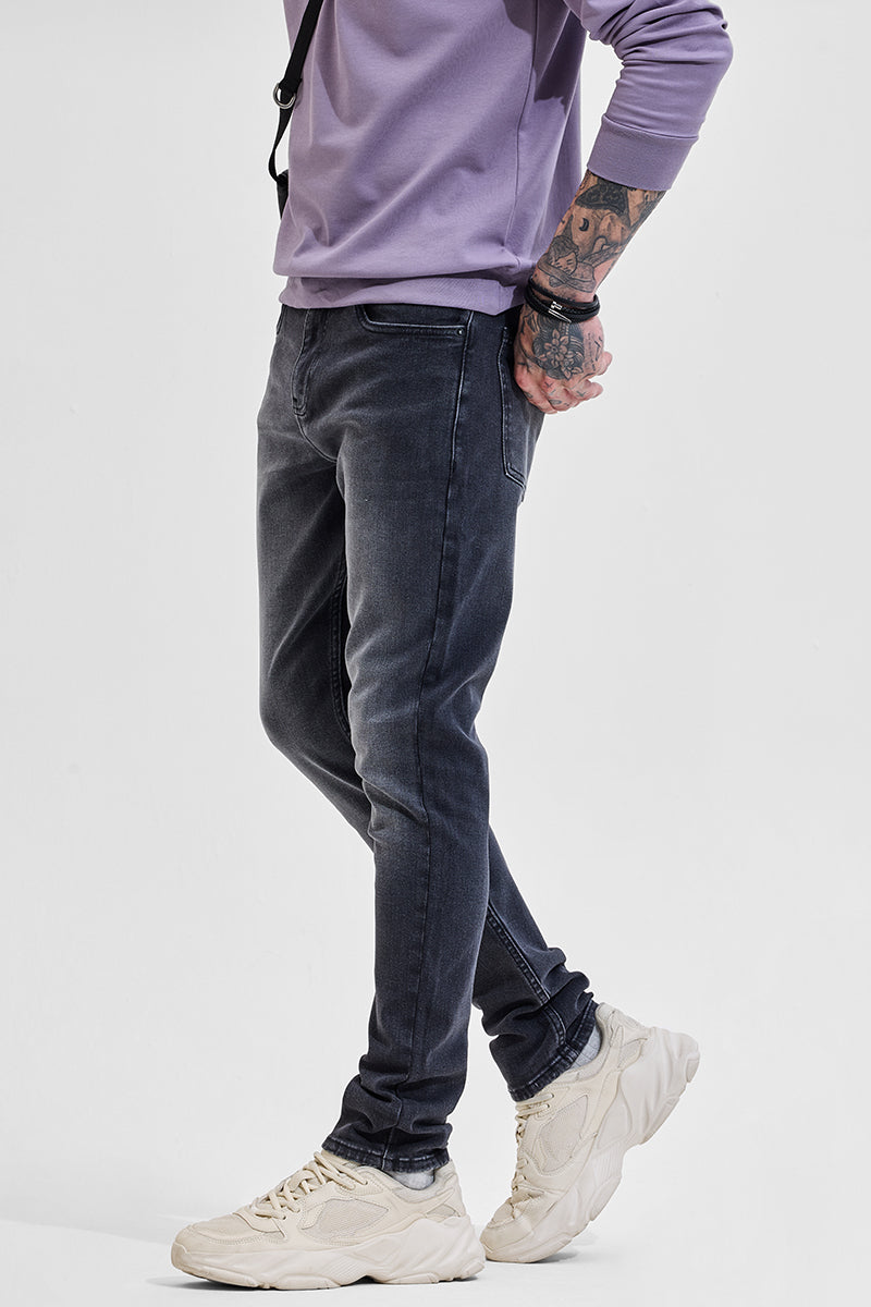 Charcoal Grey Slim Fit Jeans