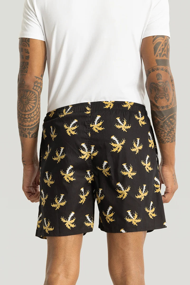 Cocotree Black Printed Boxers