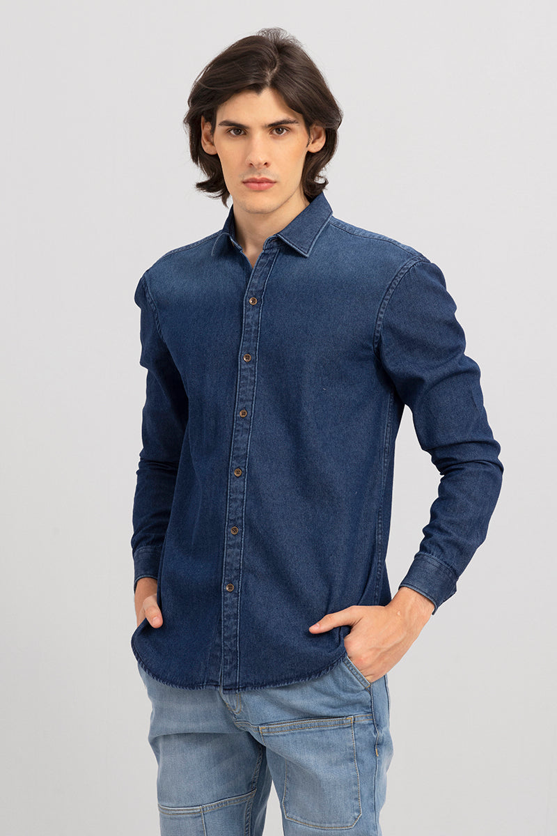 Inkast Mid Blue Denim shirt