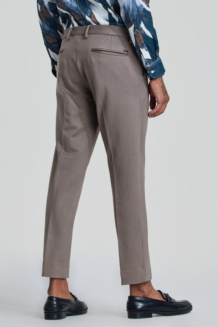 Grey Slim Fit Trousers