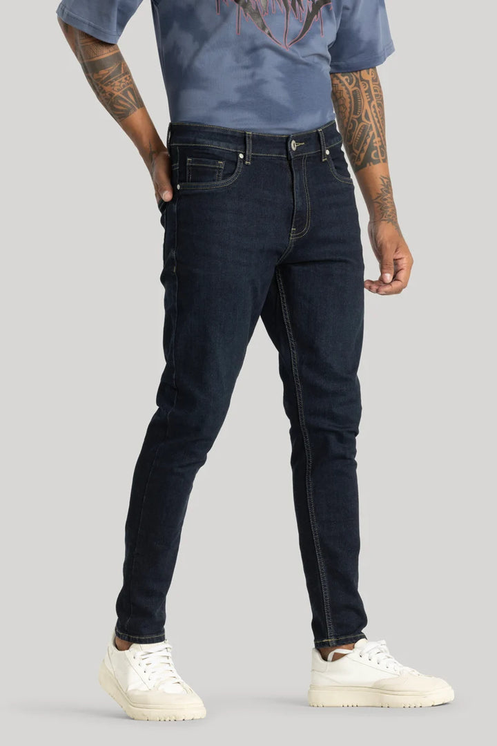 Vito Navy Skinny Fit Jeans