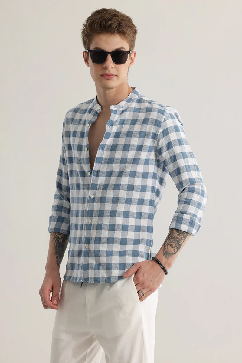 Plaiddora Blue Check Shirt