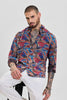 Multi Abstract Slim Fit Shirt