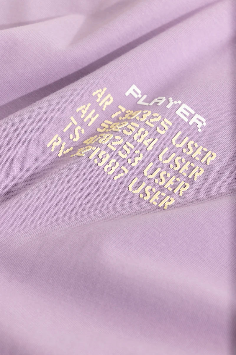 Player Purple Oversized T-Shirt