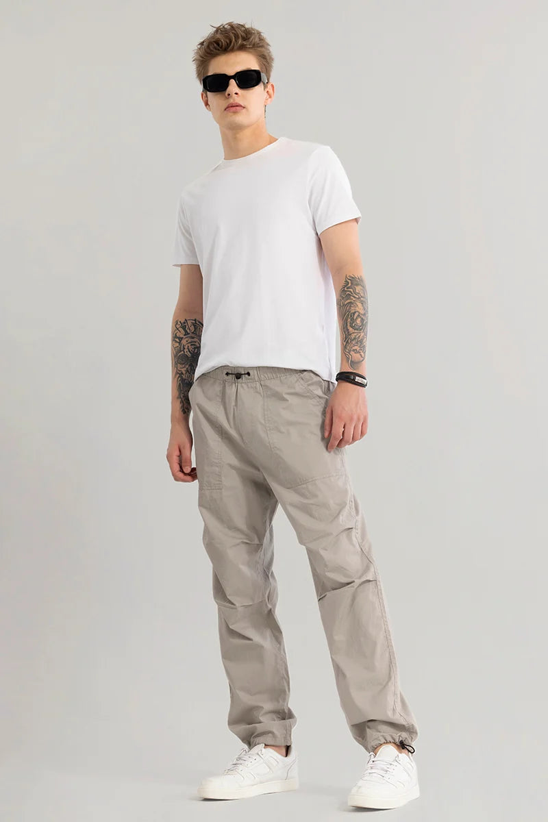 Nimbusflex Light Grey Parachute Pants