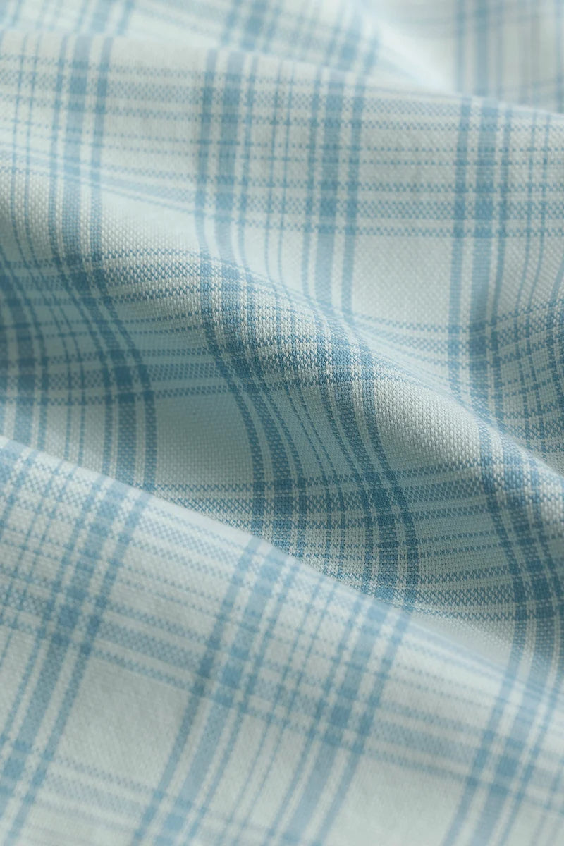 Kjell Light Blue Checks Shirts