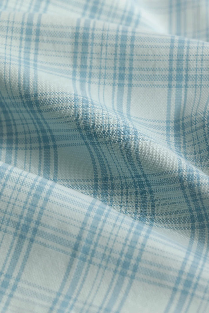 Kjell Light Blue Checks Shirts