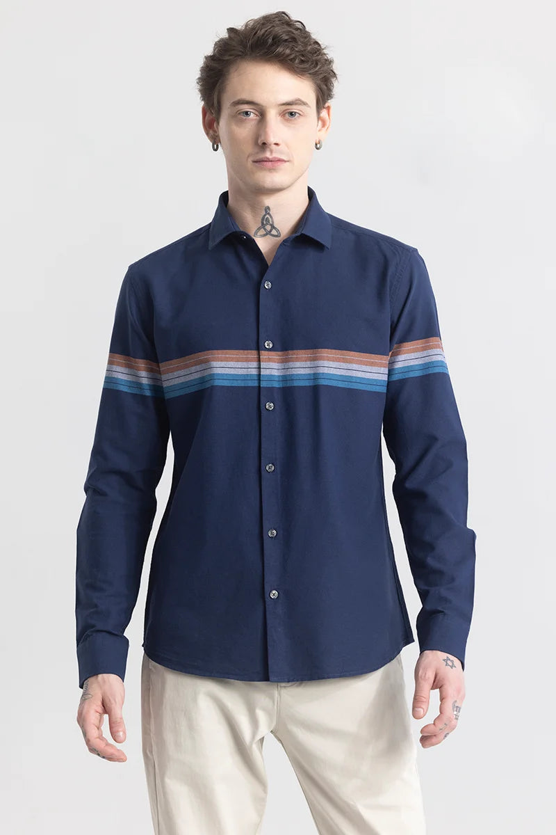 Stripelush Navy Stripe Shirt