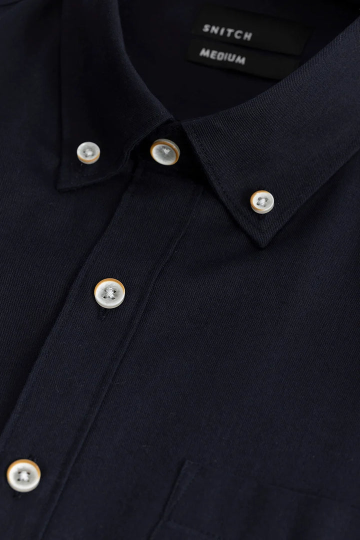 Vidar Navy Plain Shirts