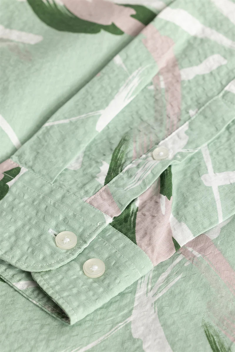 Foliavogue Green Abstract Shirt