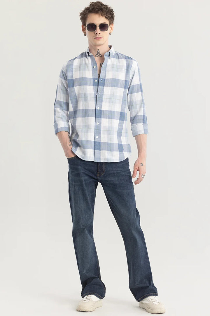 Plaidify Blue Checkered Shirt