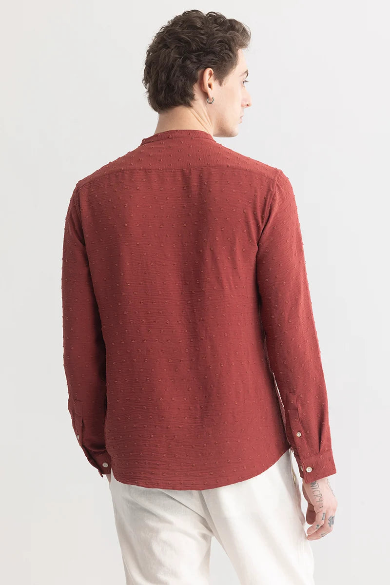 Texturity Textured Red Shirt