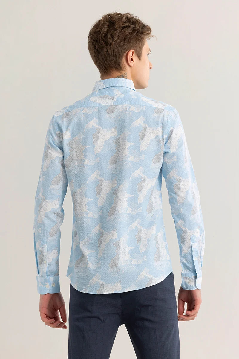 Leaflux Abstract Blue Shirt