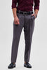 Grey Slim Fit Stretch Trousers