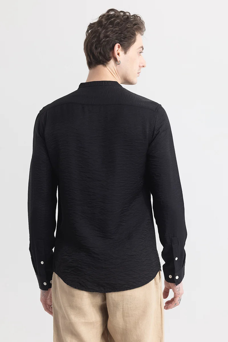 CharmShirt Plain Black Shirt