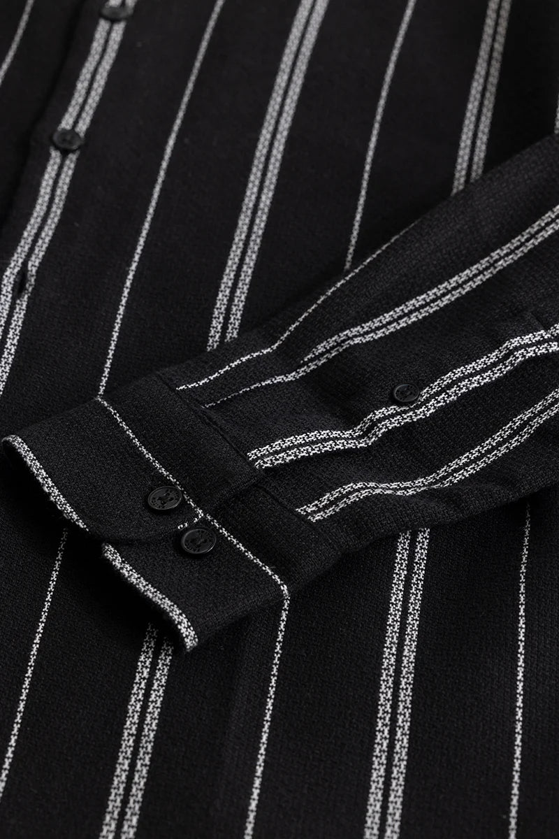 Stripient Stripe Black Shirt