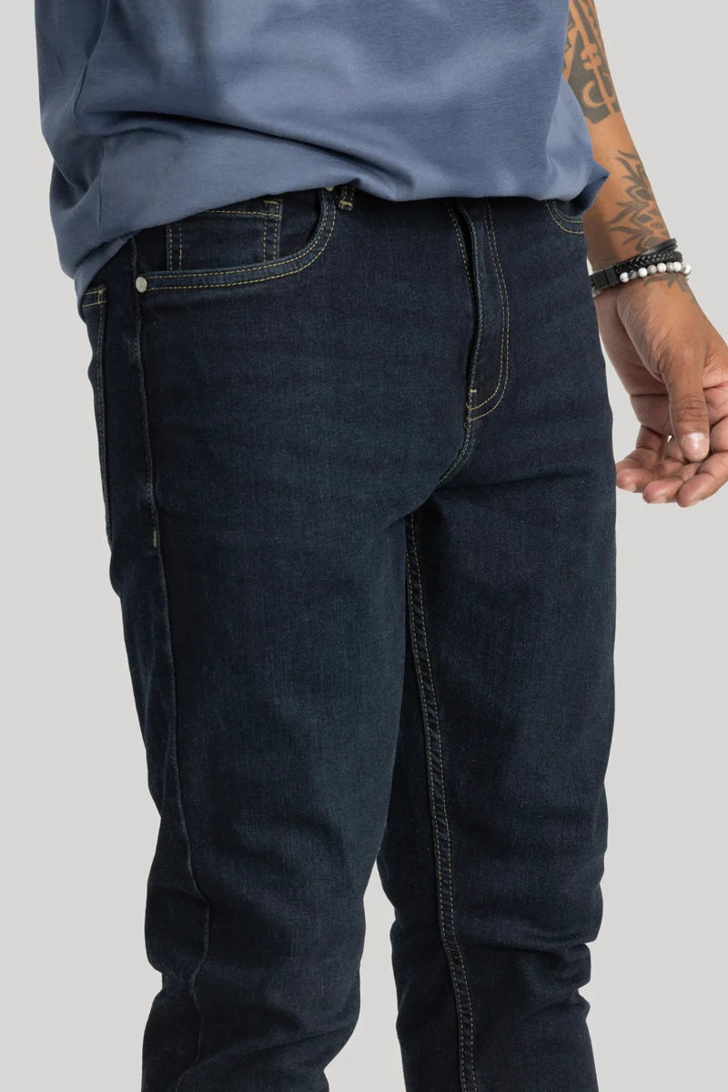 Vito Navy Skinny Fit Jeans