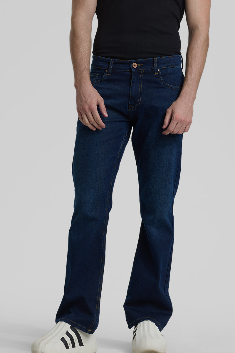 Navy Bootcut Jeans