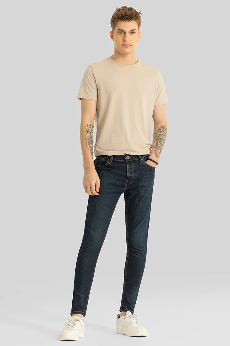 Delphine Navy Skinny Fit Jeans