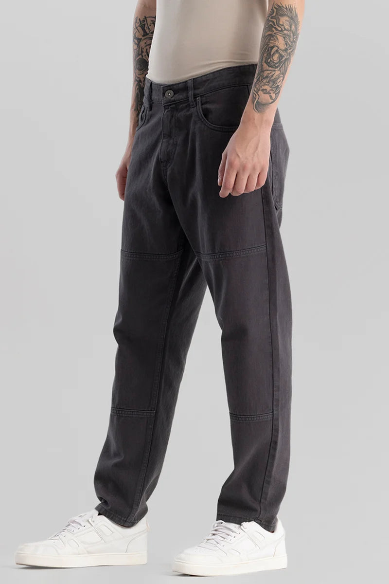 Trendstitch Grey Baggy Fit Jeans