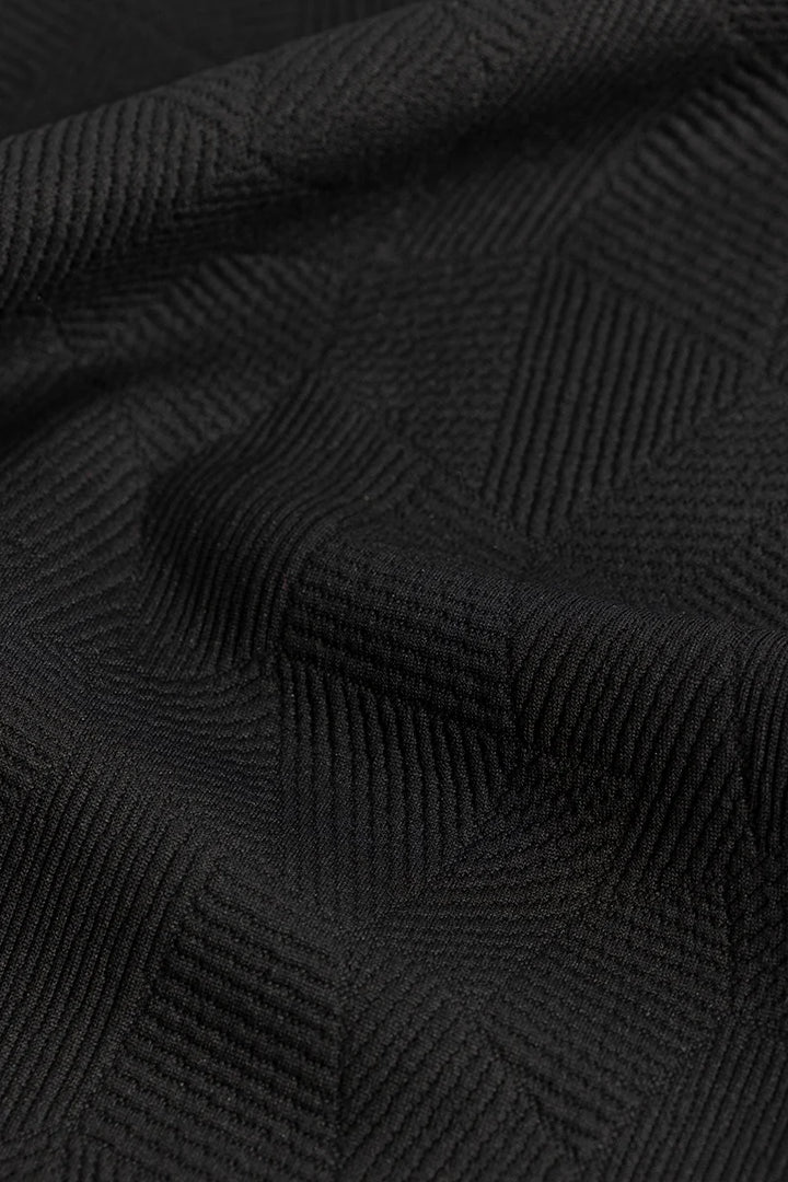 GeoCubique Black Polo T-Shirt