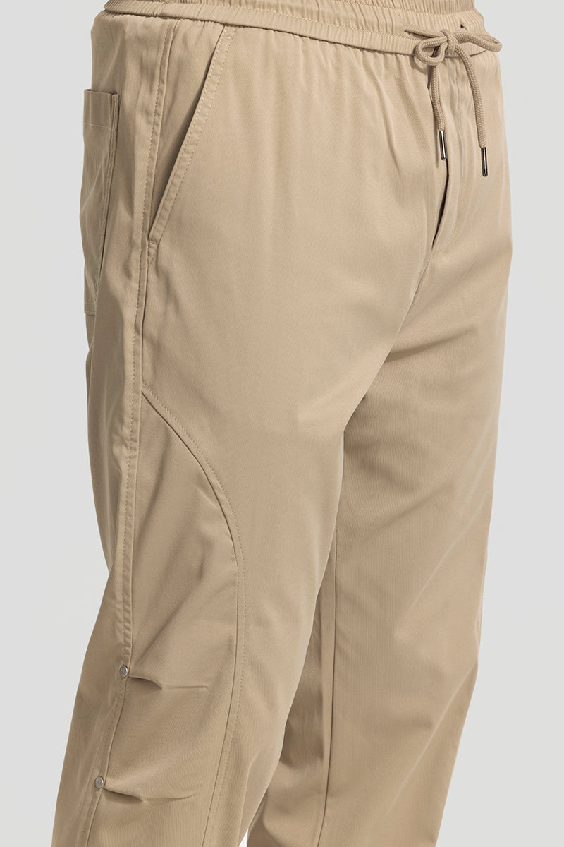 Khaki Relaxed Fit Jogger