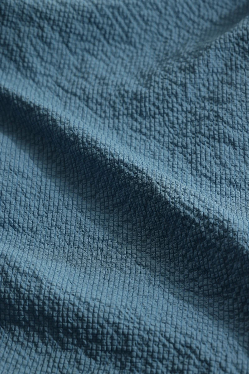 FlexiGarb Textured Blue Shirt