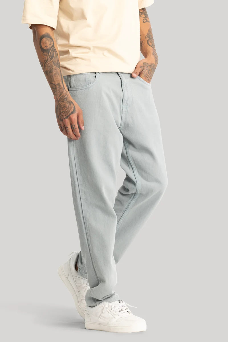 Light Blue Baggy Fit Jeans