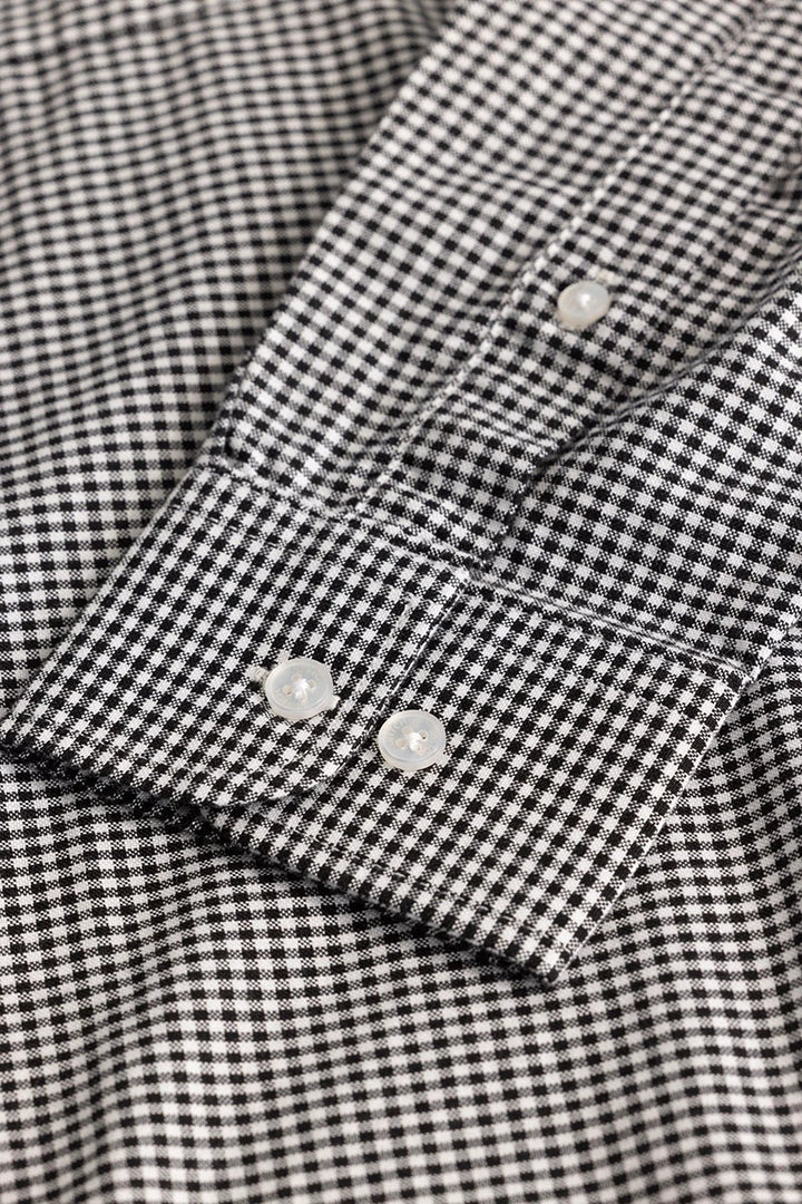 Black Oxford Checks shirt