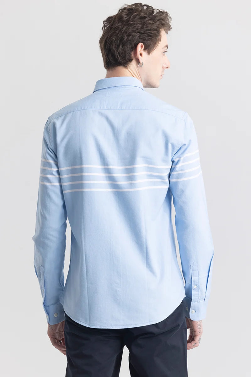 Line Thread Blue Stripe Shirt