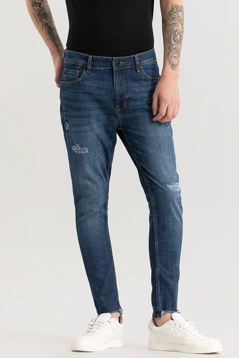 Eirik Navy Skinny Fit Jeans